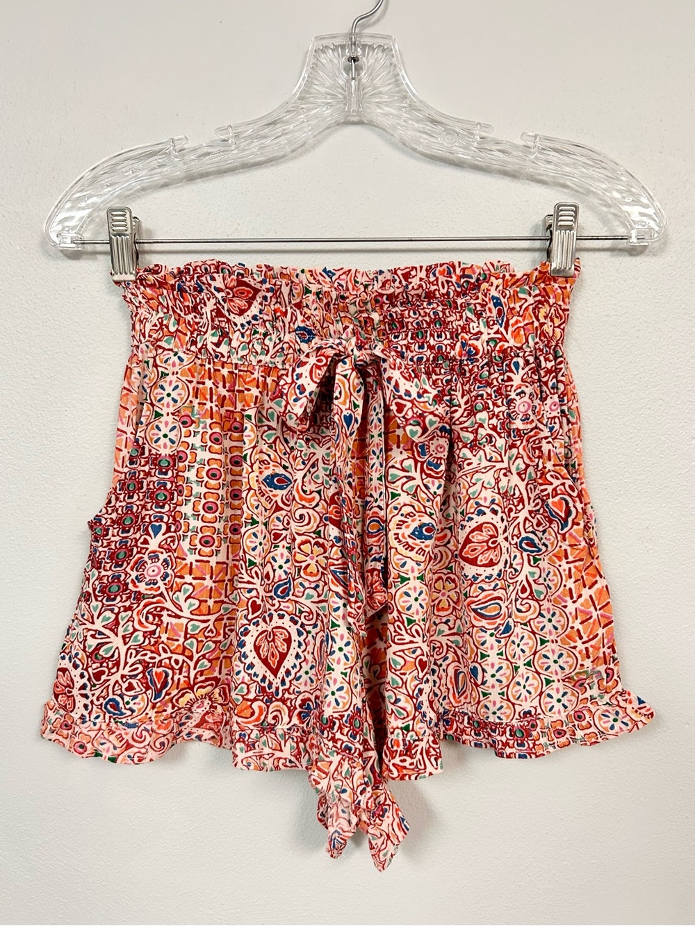 ANGIE 🍊 NWT Bohemian Floaty Tribal Motif Shorts - Size S & XL